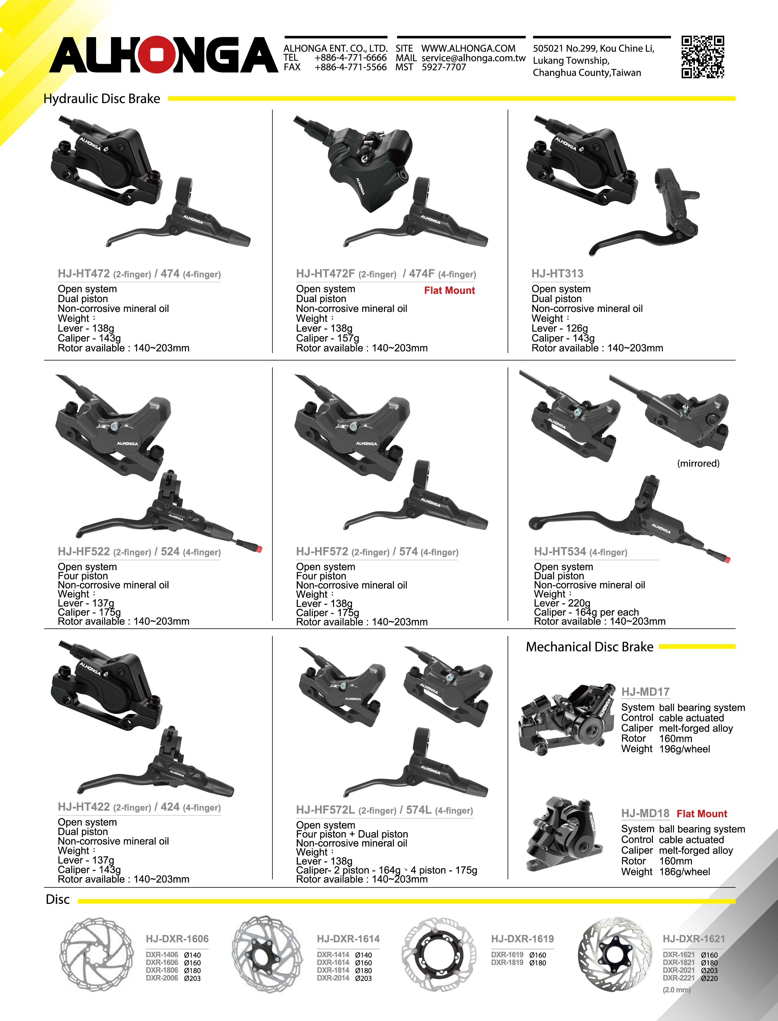 alhonga hydraulic brakes