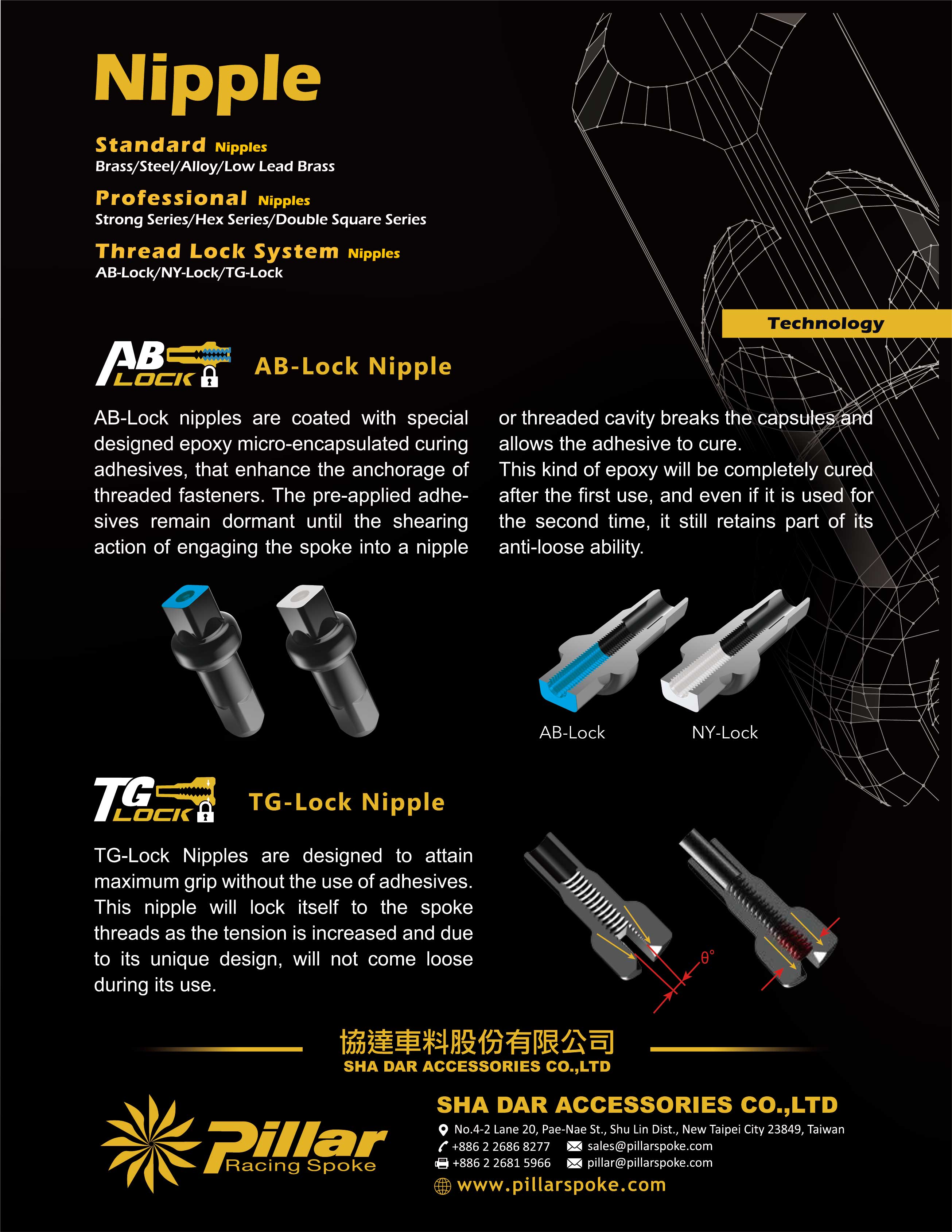 SHADAR ACCESSORIES CO., LTD. 經緯國際媒體有限公司 Asia Bike Media(ABM)